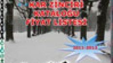 2011-2012 Patinaj Kar Zinciri Kataloğumuz ve Fiyat Listemiz Yayındadır.