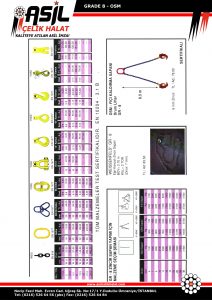 G-80 Zincir Sapan Yapımında Kullanılan Ekipmanlar,G-80 Zincir Sapan Ekipmanları Fiyat Listesi