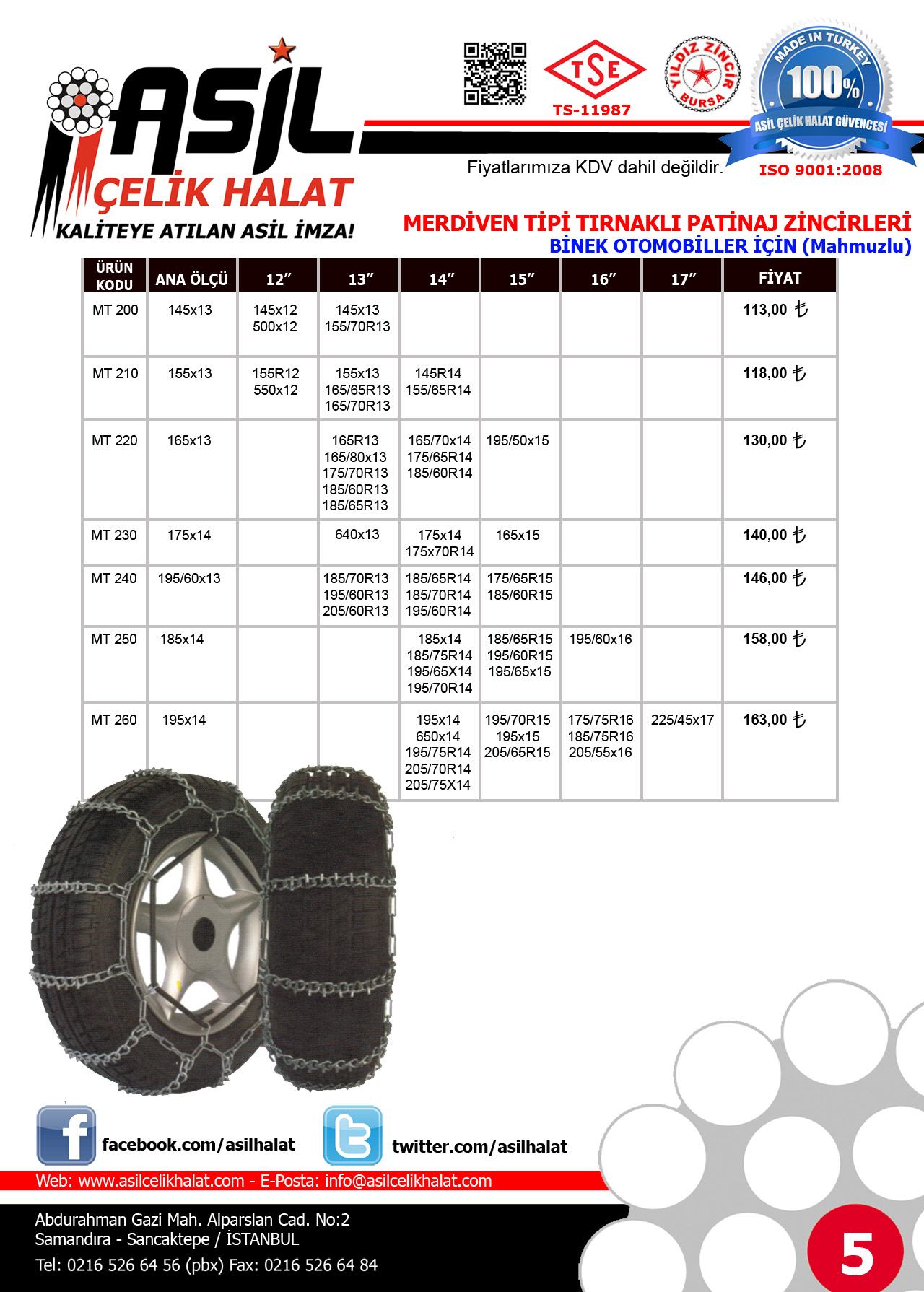 5-2014-2015-Kar-Zinciri-Patinaj-Zinciri -Fiyat-Listesi-Binek-Araclar-icin-Merdiven-Tipi-Serme-Mahmuzlu-Tirnakli-Yildiz-Marka-Yerli-Kaliteli